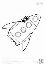 Coloring Rocket Space Pages Getdrawings Ship Getcolorings sketch template