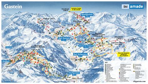 bergfex pistenplan sportgastein ski amade panoramakarte sportgastein ski amade karte