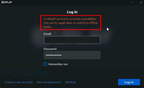 fix  ubisoft service   unavailable  pc strike