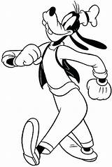 Goofy Coloring Pages Christmas Disney Getcolorings Fresh sketch template