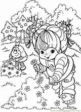 Coloring Rainbow Pages Brite Cartoon Color Printable Bright Sheets Kids Characters Colouring Character Adult Cartoons Sheet Draw Print Plate Strawberry sketch template