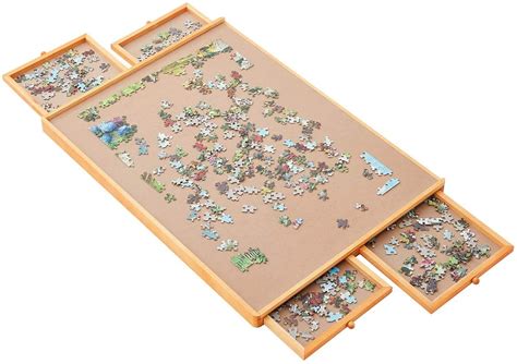 standard puzzle board wooden jigsaw table wsmooth work surface