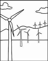 Wind Turbine Coloring 38kb 300px sketch template