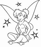 Tinkerbell Coloring Disney Pages Bell Tinker Laughing Drawings Line Printable Print Fairy Drawing Friends Sheet Characters Halloween Colouring Clip Clipart sketch template