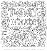 Coloring Pages Joy Sheets Printable Colorable Choose Adult Thaneeya Today Bible Color Book Books Colored Artwork Quote Print Pattern Crafts sketch template