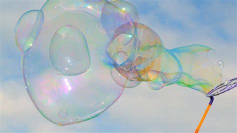 giant bubbles popping  slow motion  slow mo guys youtube