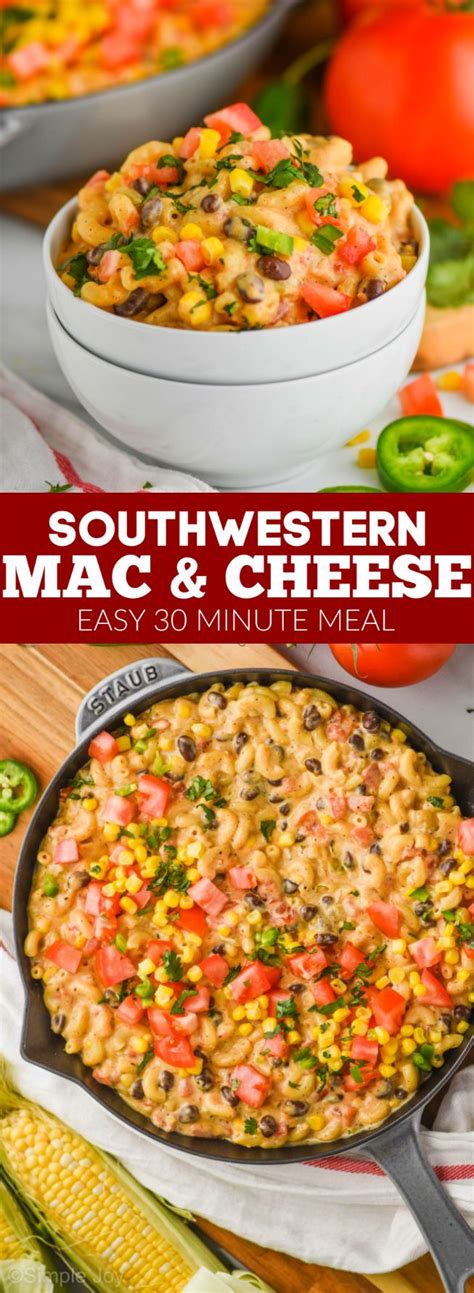 easy southwestern mac  cheese   perfect easy stove top