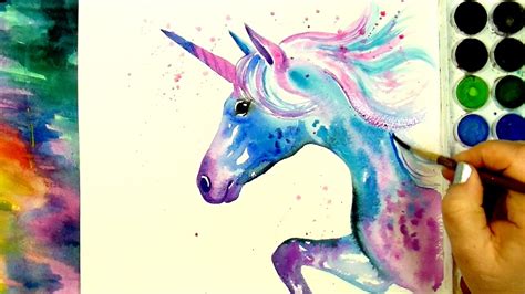 learn   paint  color  beautiful unicorn  simple