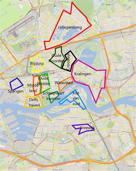 wijken en buurten van rotterdam