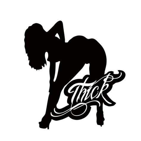 2019 personality style thick girl sexy sticker funny car styling big