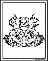 Celtic Animals Coloring Knot Pages Tying Swans Swan Colorwithfuzzy Printable Sheets Irish String Re These Look They Two sketch template