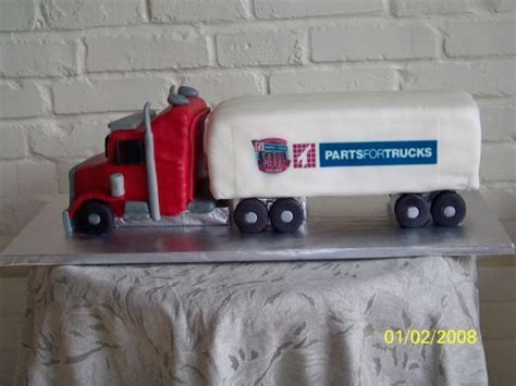 Pinterest Tracktor And Trailer Cakes 3d Tractor Trailer Truck