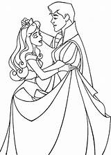Coloring Sleeping Beauty Pages Prince Aurora Princess Phillip Eric Disney Drawing Print Fairies Philip Dance Take Clipart Colouring Dancing Kids sketch template
