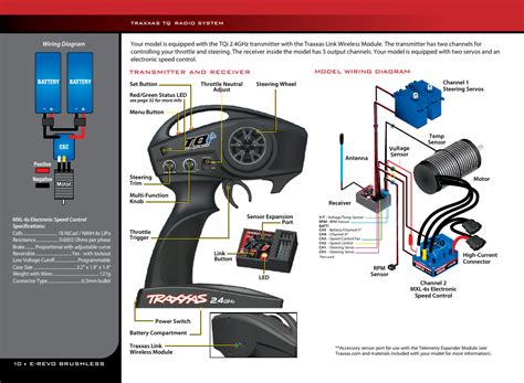 traxxas tqi receiver  oba wiring diagram wiring diagram pictures
