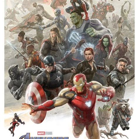 avenger  game poster coretan