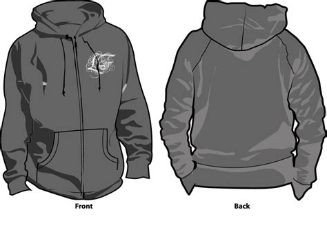 black hoodie template png