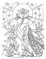 Hildegard Bingen Coloring Pages Feast Catholic Sept Wordpress sketch template