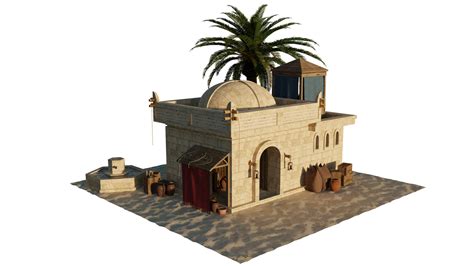 artstation arabian building concept