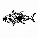Bluefin Animal sketch template