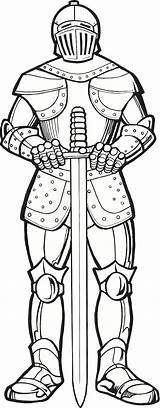 Knight Coloring Armor Medieval Knights God Times Pages Kids Bible Vbs sketch template