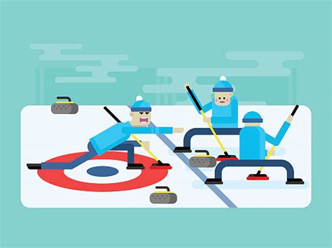 curling sport clip art vector images and illustrations istock