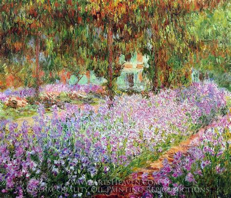 Reproduction Painting Claude Monet Irises In Monet S