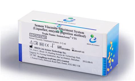 vts semen sample liquefier male infertility diagnosis semen viscosity