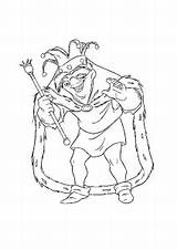 Dame Hunchback Bossu Coloriage Coloriages sketch template