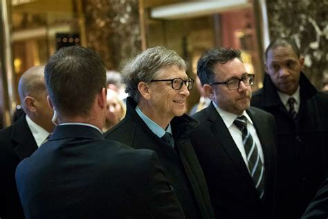 billionaire  billionaire donald meets  bill gates  trump tower heres   talked