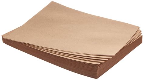 buy kraft brown paper sheets    inches letter sized kraft paper