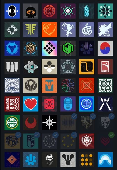 promotional  emblems destinythegame