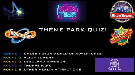 theme park quiz night episode  youtube