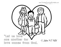 bible themes love coloring pages valentine coloring pages