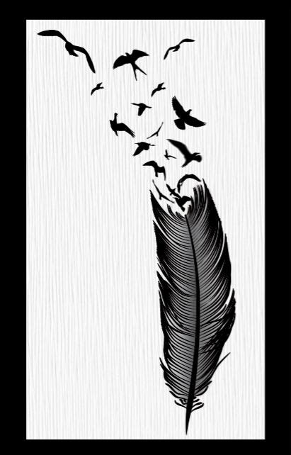Birds E Feather Tatto Design By Gabrielreid On Deviantart