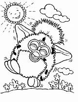 Coloring Pages Sunny Furby Color Getcolorings Printable Getdrawings Walking sketch template