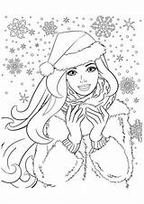 Barbie Colouring Noel Weihnachten Malvorlagen Renata Kolorowanki Grown Ups Coloring sketch template
