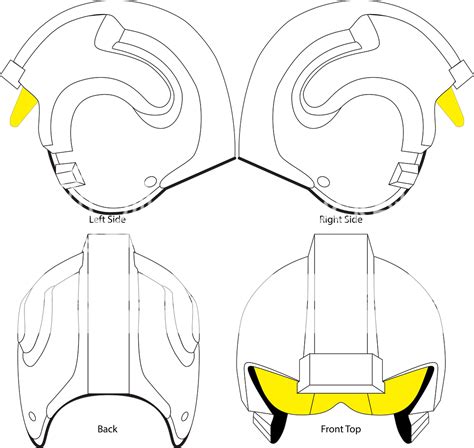 pilot helmet templates
