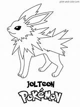 Pokemon Print Coloring Pages Color sketch template