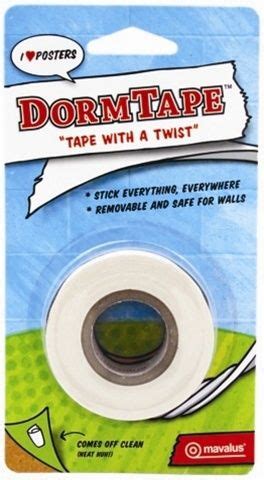 dorm tape blister pack college dorm decor products dorm room wall
