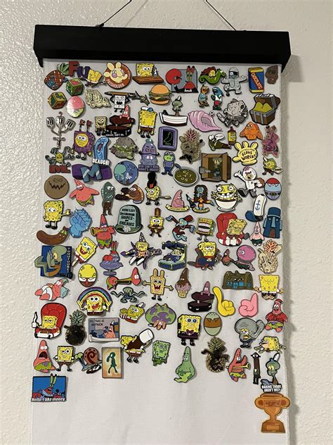 wanted  show  pin collection  favorite    spongebob