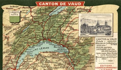 lausanne canton de vaud map carte postale ancienne  vue dhier  aujourdhui geneanet