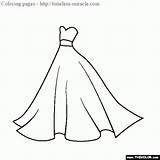 Dress Wedding Coloring Pages Timeless Miracle sketch template