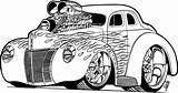Coloring Pages Car Muscle Print Color Kids sketch template