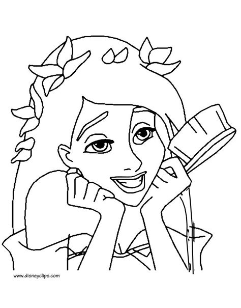 disney enchanted coloring pages