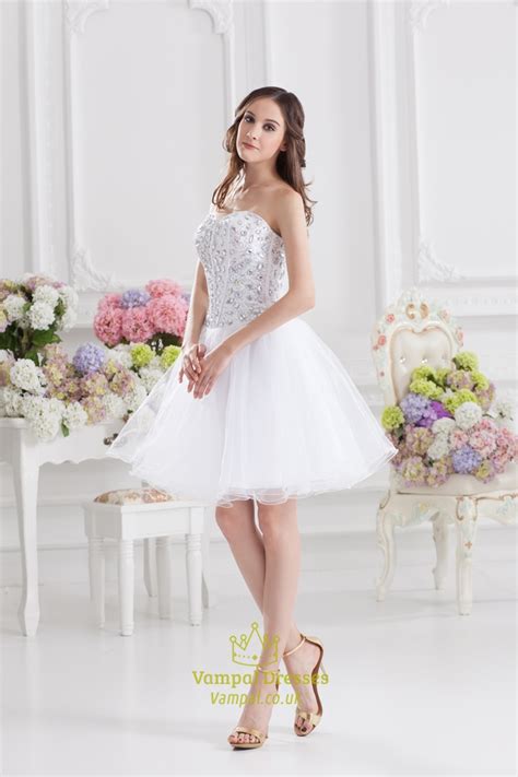 White Cocktail Dresses For Bachelorette Party White