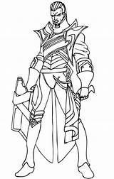 Legends Lucian Coloringonly sketch template