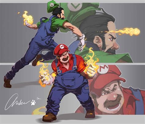 Awesome Collection Of Super Mario Fanart