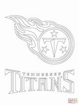 Titans Tennessee Coloring Logo Pages Football Drawing Printable Broncos Nfl Print Color Cleveland Nike Titan Sport Denver Vols Supercoloring Colorings sketch template