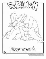 Swampert Coloring Pages Popular sketch template