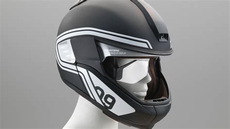 bmw s concept motorcycle helmet has a heads up display